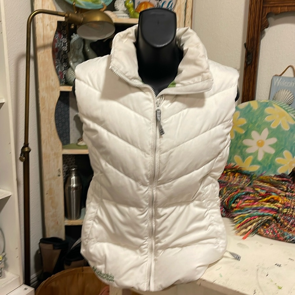 Columbia Down Vest - Small - White